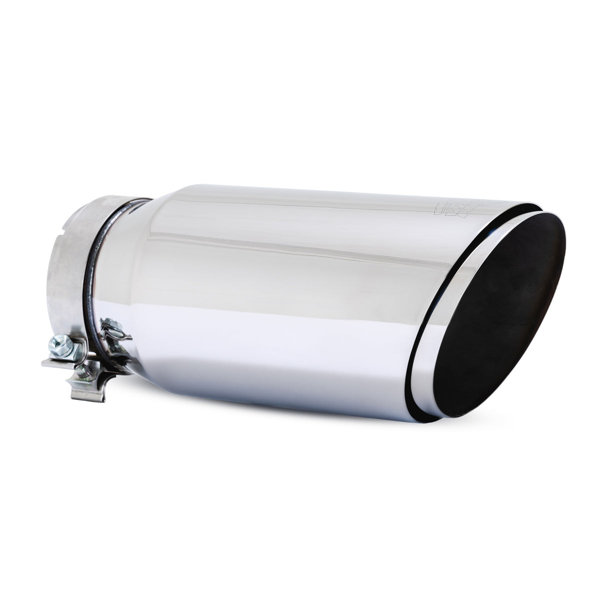 5 x 6.5 x 16 Polished Twin Slash Universal Exhaust Tip 26914