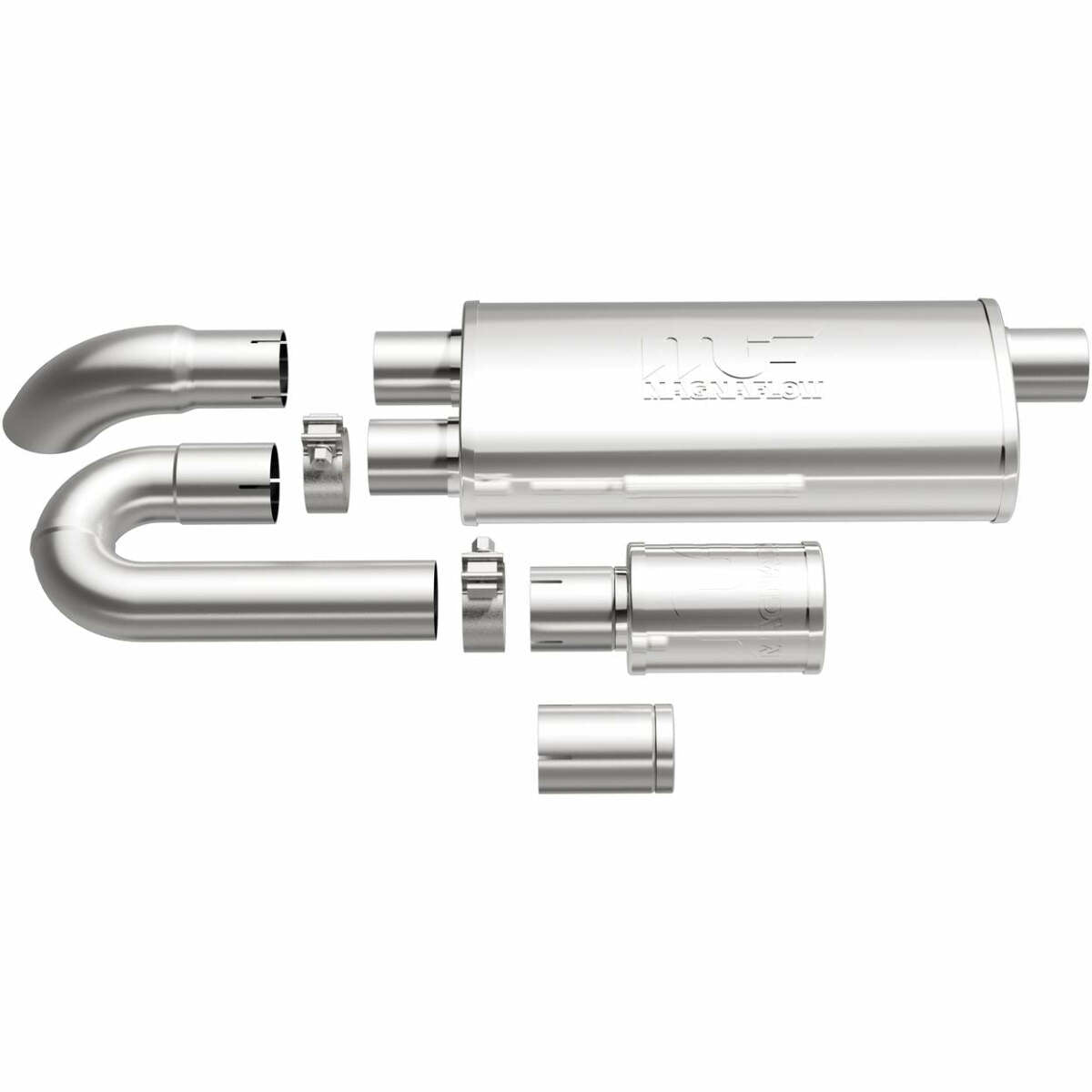 MagnaFlow straight-through performance muffler 304 stainless steel 14006