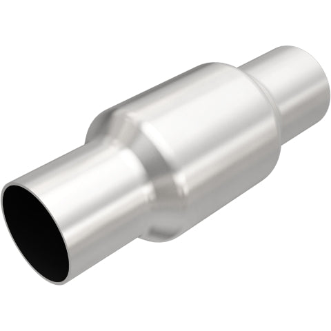 MagnaFlow universal catalytic converter 2.25 inch inlet/outlet stainless steel Federal EPA compliant OBDII 50005