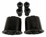 Jeep Rubber Black Leaf Spring Bushing Kit - 5006950K