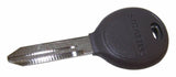 Jeep Plastic Black Key Blank - 5010366AA steel
