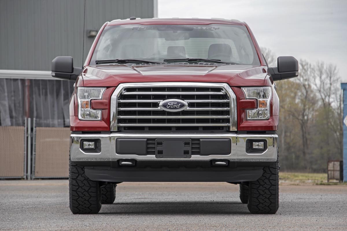 Fits Ford F-150 2WD (2014-2024) N3 Leveling Struts; 2 Inch; Loaded Strut; 501074