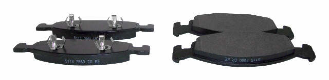 Jeep Semi-Metallic Gray Brake Pad Set - 5018592AA