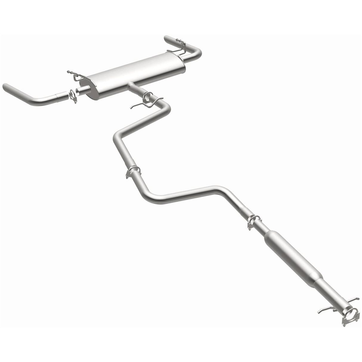 Fits 2008-2012 Chevy Malibu 3.6L Direct-Fit Replacement Exhaust System steel