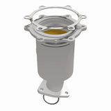 MagnaFlow direct-fit catalytic converter fits 1996-2000 Nissan Pathfinder and 1997-2000 INFINITI QX4, this and 1996-2000 Pathfinder passenger side Front passenger side stainless st