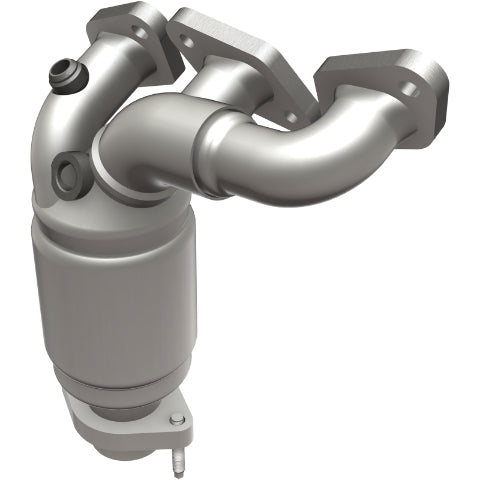 MagnaFlow direct-fit catalytic converter fits 1995-2000 Ford Contour, 1999-2000 Mercury Cougar, and more, this and 1999-2000 Mercury Cougar stainless steel Federal EPA compliant OB