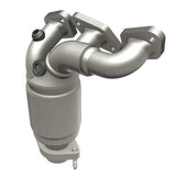 MagnaFlow direct-fit catalytic converter fits 1995-2000 Ford Contour, 1999-2000 Mercury Cougar, and more, this and 1999-2000 Mercury Cougar stainless steel Federal EPA compliant OB