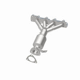 MagnaFlow direct-fit catalytic converter fits 2004-2010 Chevrolet Malibu, 2006-2010 Pontiac G6, and more, this and 06 Pontiac G6 2.4L stainless steel Federal EPA compliant OBDII 50