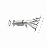 MagnaFlow direct-fit catalytic converter fits 2004-2010 Chevrolet Malibu, 2006-2010 Pontiac G6, and more, this and 06 Pontiac G6 2.4L stainless steel Federal EPA compliant OBDII 50