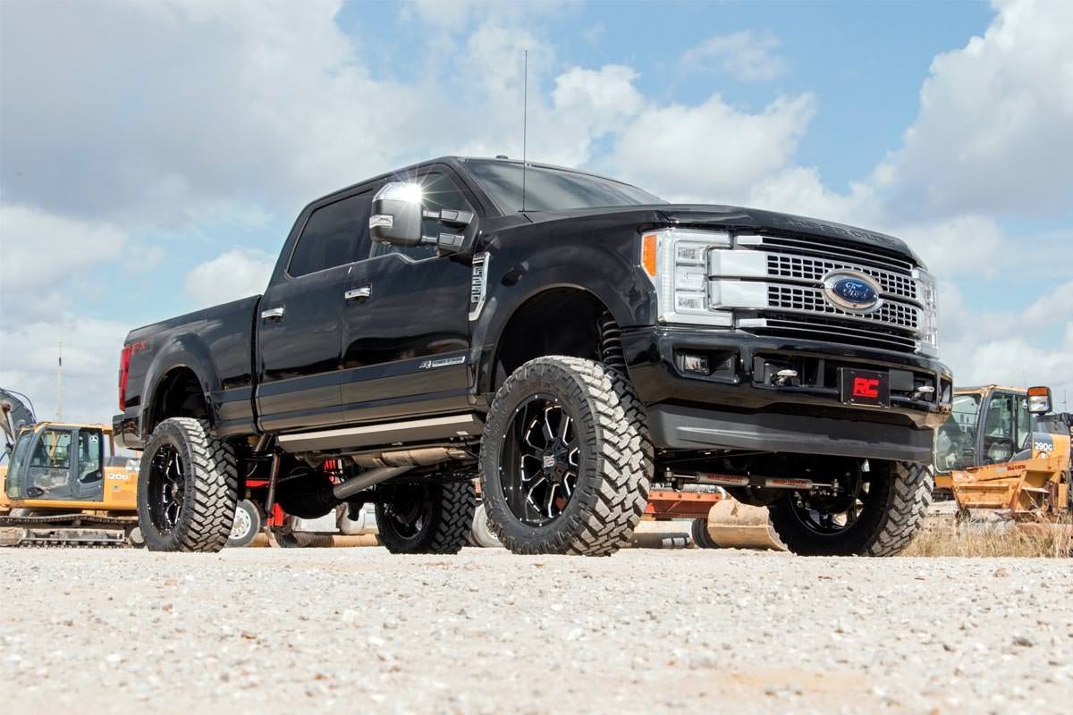Fits Ford F-250/F-350 SD 4WD (2017-2022) 6" Lift Kit; Diesel; OVLD; 50320