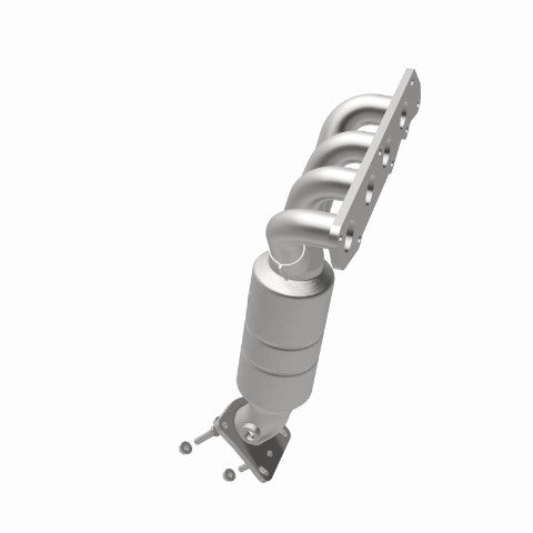 MagnaFlow direct-fit catalytic converter fits 2005-2012 Ford Escape, 2005-2011 Mercury Mariner, and more, this and 2005-2007 Escape 2.3 mani 2.3 inch inlet/outlet stainless steel F