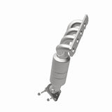 MagnaFlow direct-fit catalytic converter fits 2005-2012 Ford Escape, 2005-2011 Mercury Mariner, and more, this and 2005-2007 Escape 2.3 mani 2.3 inch inlet/outlet stainless steel F
