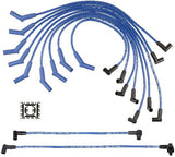 SUPER STOCK Spark Plug Wires for 1983-1996 Ford Mustang V8 blue 8mm