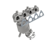 MagnaFlow direct-fit catalytic converter for 1996-2000 Honda Civic stainless steel Federal EPA compliant OBDII 50602
