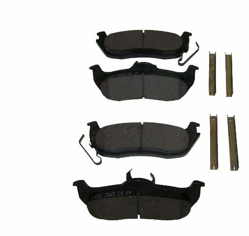 Jeep Semi-Metallic Gray Brake Pad Set - 5080871AA