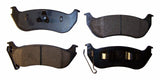 Semi-Metallic Gray Brake Pad Set - 5083882TI steel black