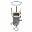 MagnaFlow direct-fit catalytic converter fits 1999-2003 Mazda Protege and 2002-2003 Mazda Protege5, this and 2001-2003 Protege 2.0 manif 2 inch inlet/outlet stainless steel Federal