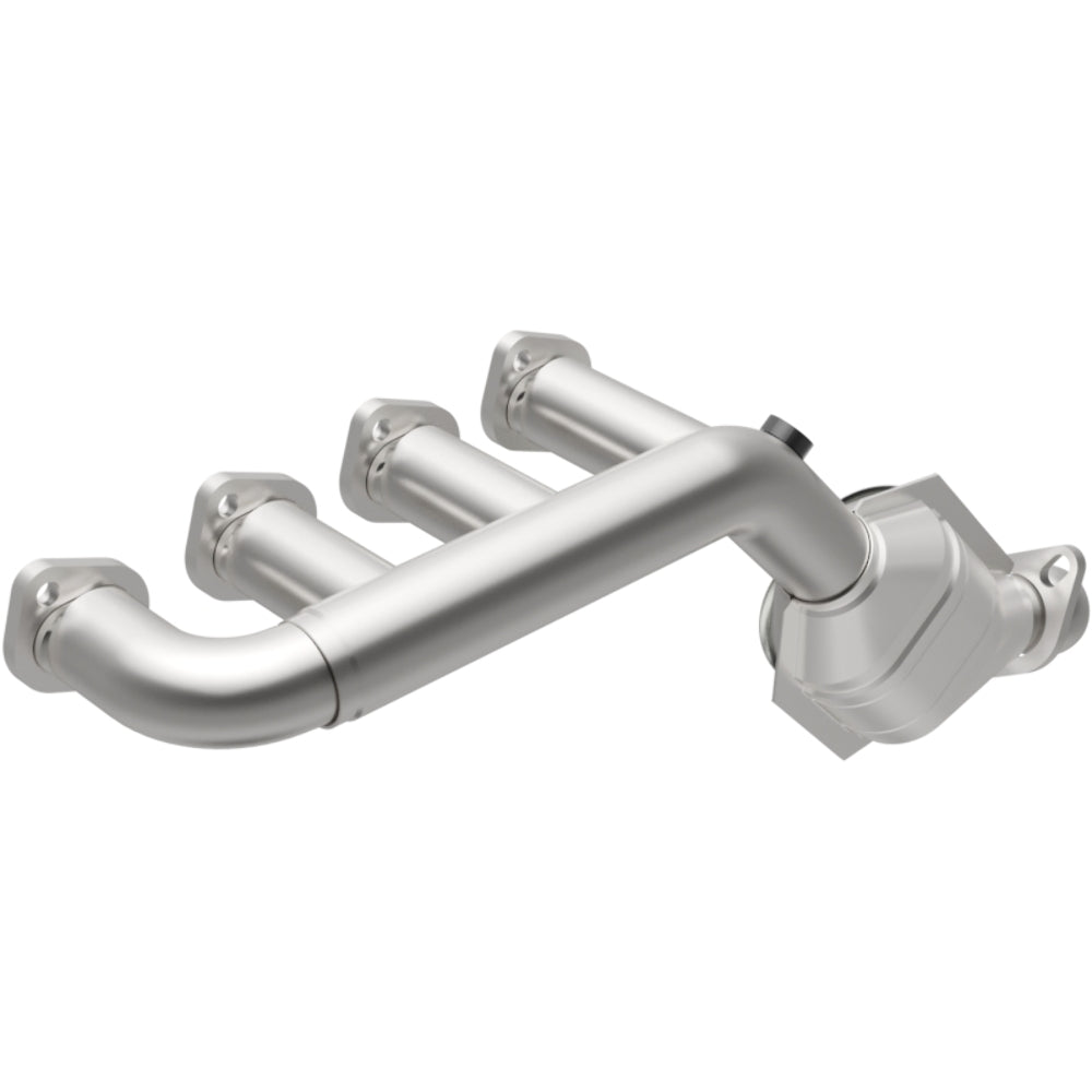 MagnaFlow direct-fit catalytic converter fits 1993-1995 Lincoln Mark VIII 4.6L and 1993-1995 Lin Mark VIII 4.6 driver side driver side 4.6 inch inlet/outlet stainless steel Federal