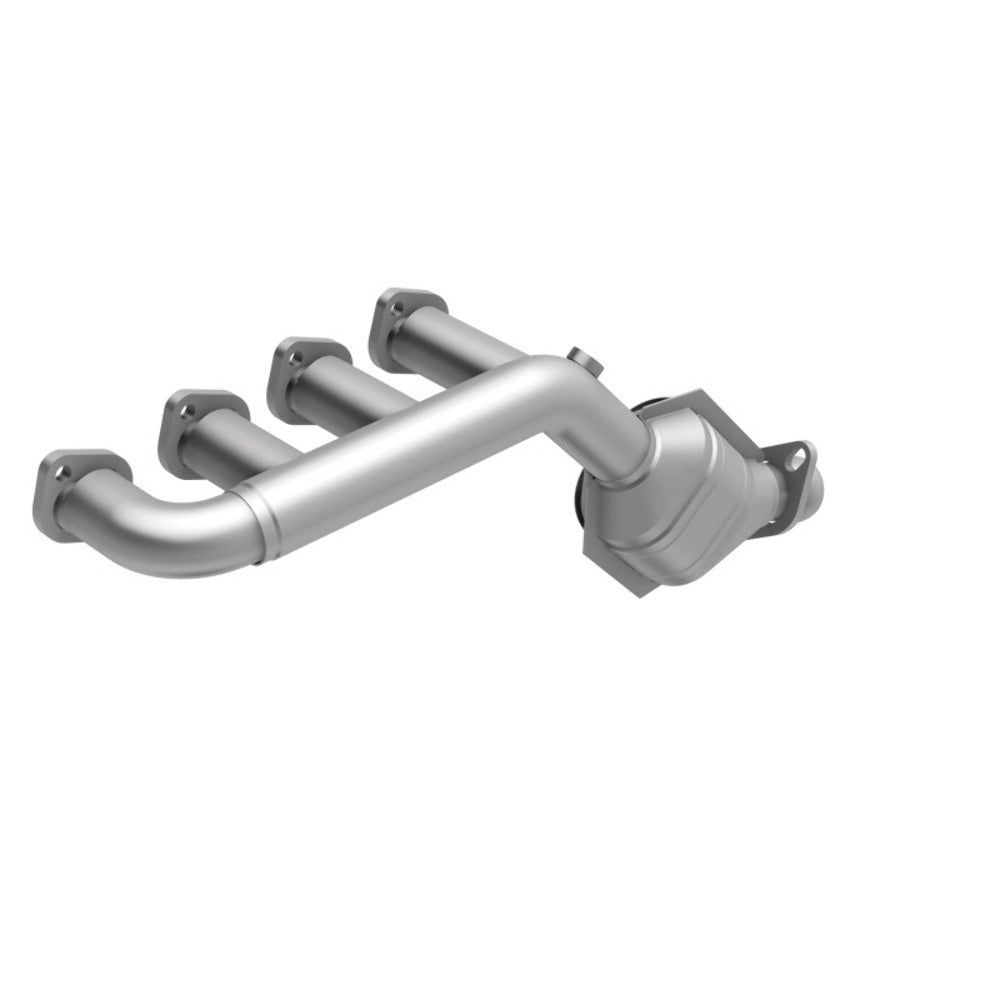 MagnaFlow direct-fit catalytic converter fits 1993-1995 Lincoln Mark VIII 4.6L and 1993-1995 Lin Mark VIII 4.6 driver side driver side 4.6 inch inlet/outlet stainless steel Federal