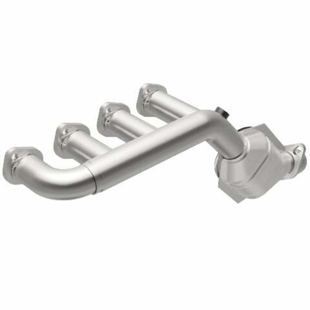 MagnaFlow direct-fit catalytic converter fits 1993-1995 Lincoln Mark VIII 4.6L and 1993-1995 Lin Mark VIII 4.6 driver side driver side 4.6 inch inlet/outlet stainless steel Federal