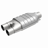 MagnaFlow universal catalytic converter 2.5 inch inlet/outlet stainless steel Federal EPA compliant OBDII 51007