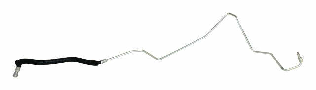 Transmission Cooler Return Hose for 2003-2004 Jeep KJ Liberty w/ 42RLE Trans. - 5103256AB stainless steel black