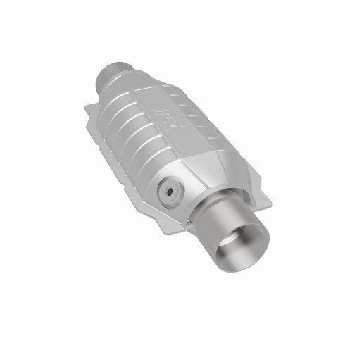 MagnaFlow universal catalytic converter 2.25 inch inlet/outlet stainless steel Federal EPA compliant OBDII 51035