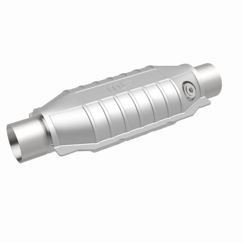 MagnaFlow universal catalytic converter 2.5 inch inlet/outlet stainless steel Federal EPA compliant OBDII 51036