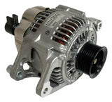 Jeep Aluminum Alternator - 5104763AA steel black