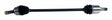 Steel rear rear axle shaft assembly - 5105772AG 4x4 drivetrain