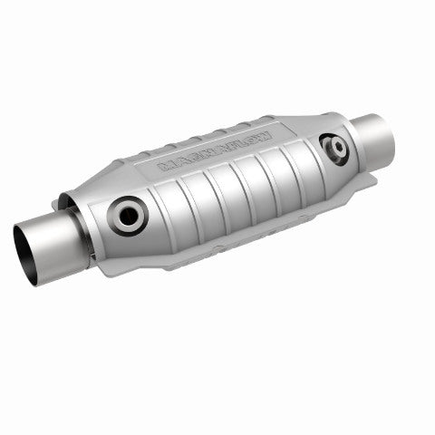 MagnaFlow universal catalytic converter 2.25 inch inlet/outlet stainless steel Federal EPA compliant OBDII 51065
