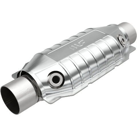 MagnaFlow universal catalytic converter 2.5 inch inlet/outlet stainless steel Federal EPA compliant OBDII 51066