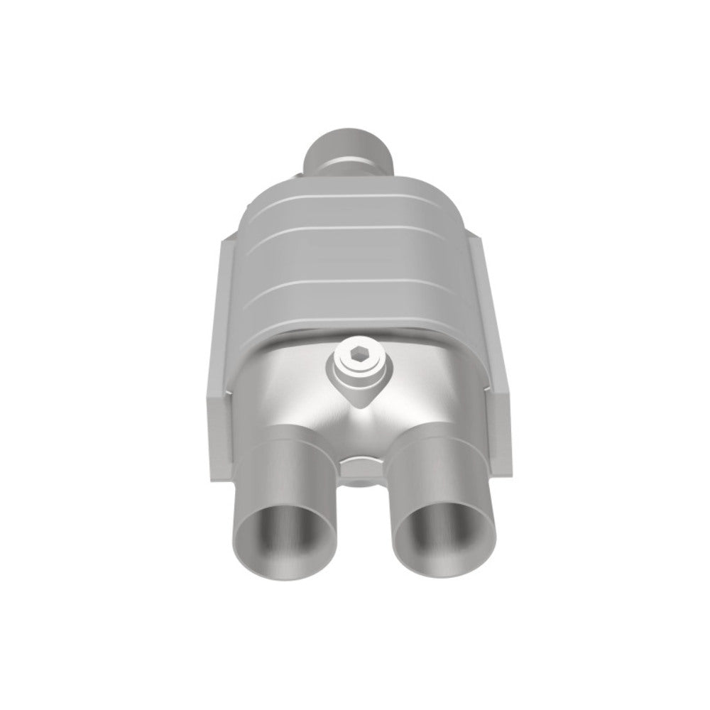 MagnaFlow universal catalytic converter 2.5 inch inlet/outlet stainless steel Federal EPA compliant OBDII 51067
