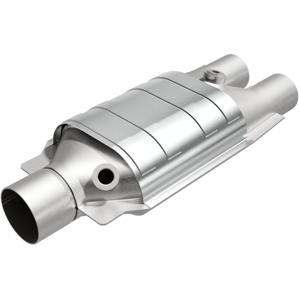MagnaFlow universal catalytic converter 2.5 inch inlet/outlet stainless steel Federal EPA compliant OBDII 51067