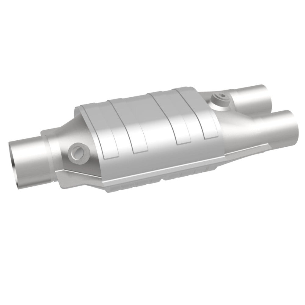 MagnaFlow universal catalytic converter 2.5 inch inlet/outlet stainless steel Federal EPA compliant OBDII 51067