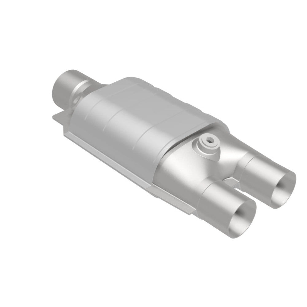MagnaFlow universal catalytic converter 2.5 inch inlet/outlet stainless steel Federal EPA compliant OBDII 51067