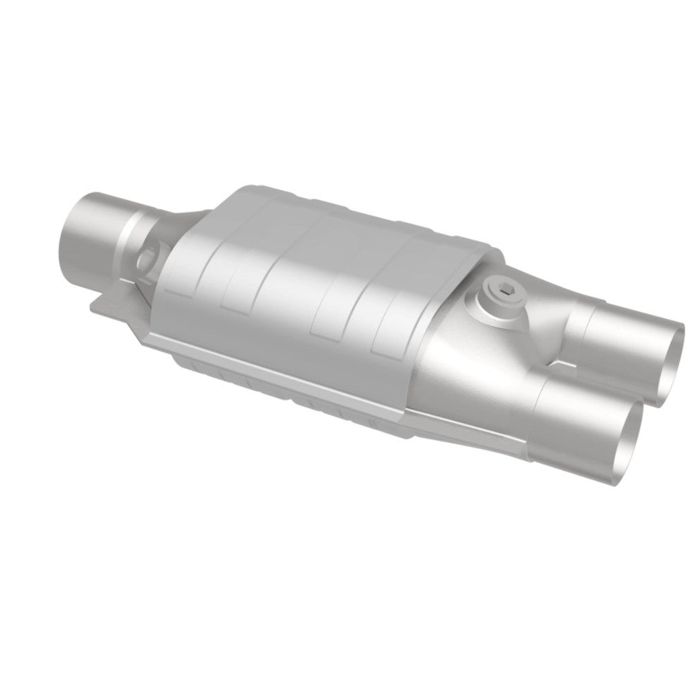 MagnaFlow universal catalytic converter 2.5 inch inlet/outlet stainless steel Federal EPA compliant OBDII 51067