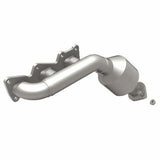 MagnaFlow direct-fit catalytic converter fits 2009 Kia Borrego 3.8L driver side 3.8L driver side stainless steel CARB compliant OBDII 51072