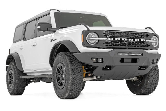 Fits Ford Bronco 4WD (2021-2024) Front Bumper; Modular; Full Wings; DRL; 51074