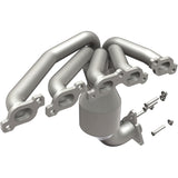 MagnaFlow direct-fit catalytic converter fits 2009-2010 Hummer H3 and Hummer H3T and 2009-2010 Hummer H3/H3T 3.7L stainless steel CARB compliant OBDII 51085