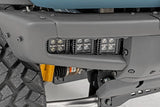 Fits Ford Bronco(21-24) LED Light Fog Mount Triple 2" Black Pair White DRL 51087