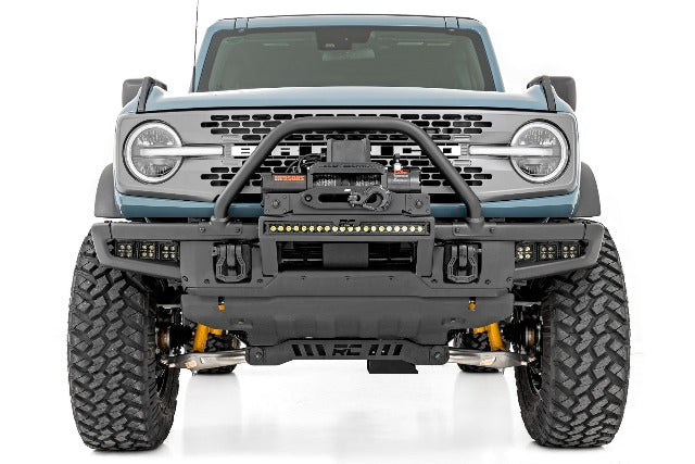 Fits Ford Bronco(21-24) LED Light Fog Mount Triple 2" Black Pair White DRL 51087