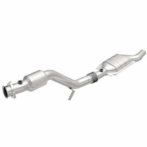 MagnaFlow direct-fit catalytic converter for 2004-2005 Audi 4.2L passenger side stainless steel CARB compliant OBDII 51099