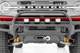 Fits Ford Bronco 4WD (21-24) Nudge Bar 4" Round Led (x4) OE Modular Steel 51104