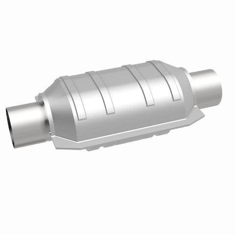 MagnaFlow universal catalytic converter 2 inch inlet/outlet stainless steel Federal EPA compliant OBDII 51135