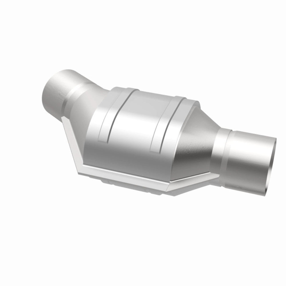 MagnaFlow universal catalytic converter 2.25 inch inlet/outlet stainless steel Federal EPA compliant OBDII 51175