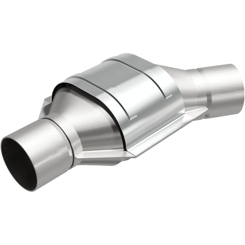 MagnaFlow universal catalytic converter 2.5 inch inlet/outlet stainless steel Federal EPA compliant OBDII 51176
