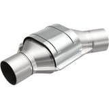 MagnaFlow universal catalytic converter 2.5 inch inlet/outlet stainless steel Federal EPA compliant OBDII 51176