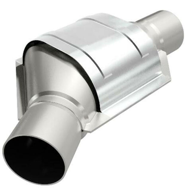 MagnaFlow universal catalytic converter 2.5 inch inlet/outlet stainless steel Federal EPA compliant OBDII 51176