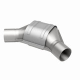 MagnaFlow universal catalytic converter 2.25 inch inlet/outlet stainless steel Federal EPA compliant OBDII 51185